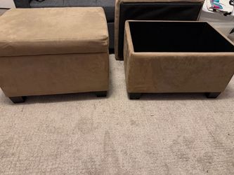 Storage ottoman- 2 piece set