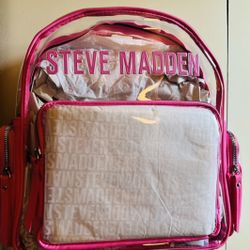 Steve Madden Clear Backpack 