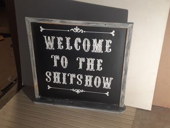 Large Chalkboard home decor