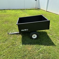 PULL BEHIND DUMP YARD CART 400 LB WEIGHT CAPACITY 10cu FT.