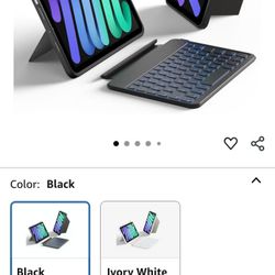 Ipad Mini 6/7 Keyboard Case With Kick Stand