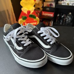 VANS Old Skool Black White Size 6