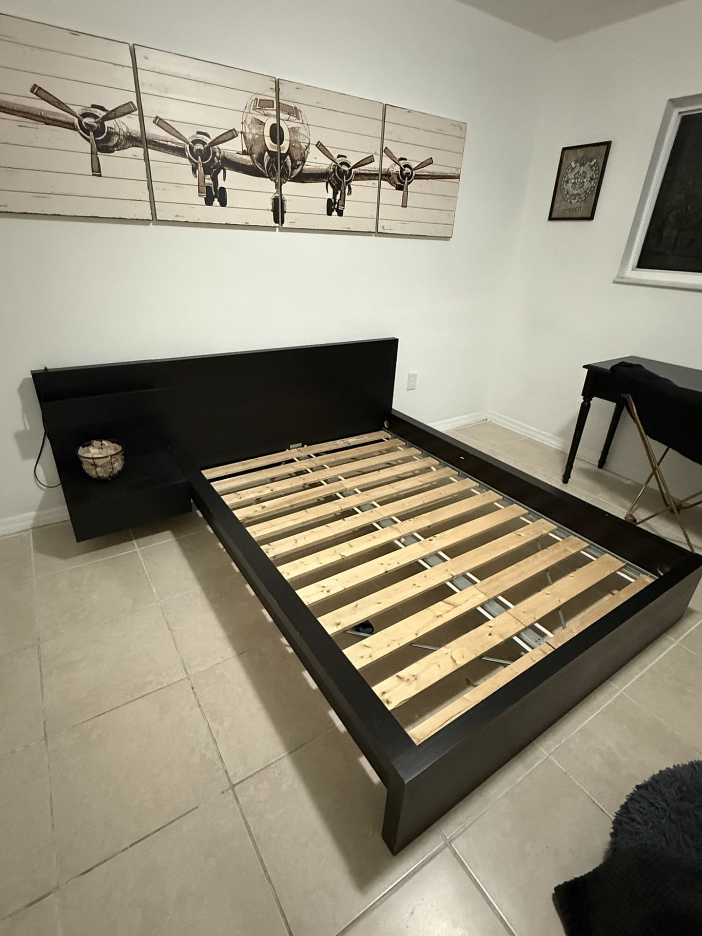 IKEA Bed Frame, Desk, Chair, Dresser