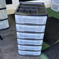 6 Drawer Storage Bin