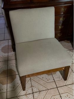 Wood framed chair
