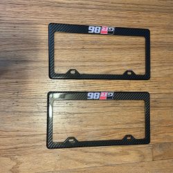 GR86 Carbon Fiber License Plate Frames