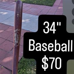 Louisville Slugger Professional Wood Baseball Bat 34"