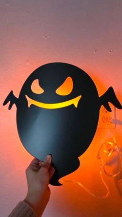 Halloween ghost silhouette lamp 👻