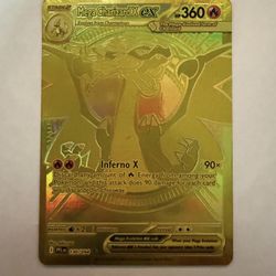 Phantasmal Flames Gold Charizard NM