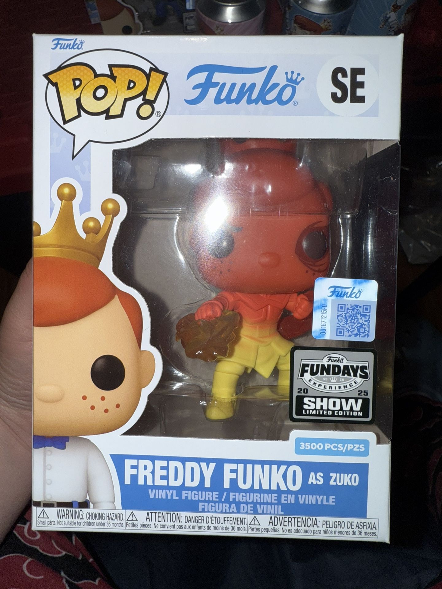 FREDDY FUNKO AS ZUKO Funko Pop Fundays