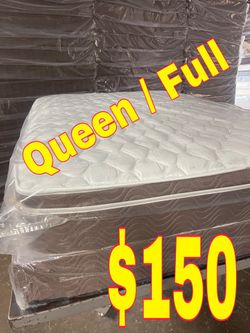 New Queen Pillow Top