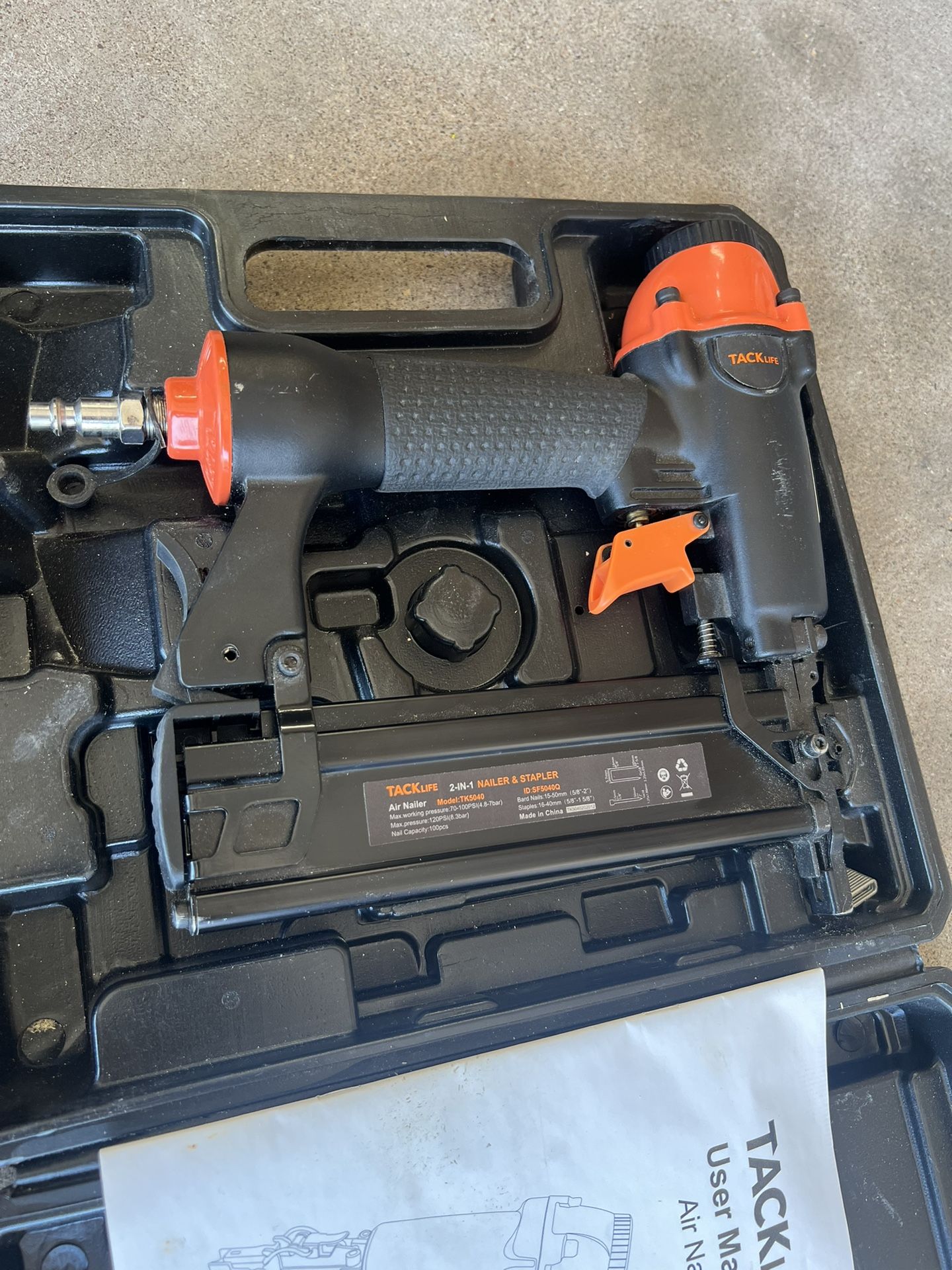 Tacklife TK5040 Combination Stapler/nailer