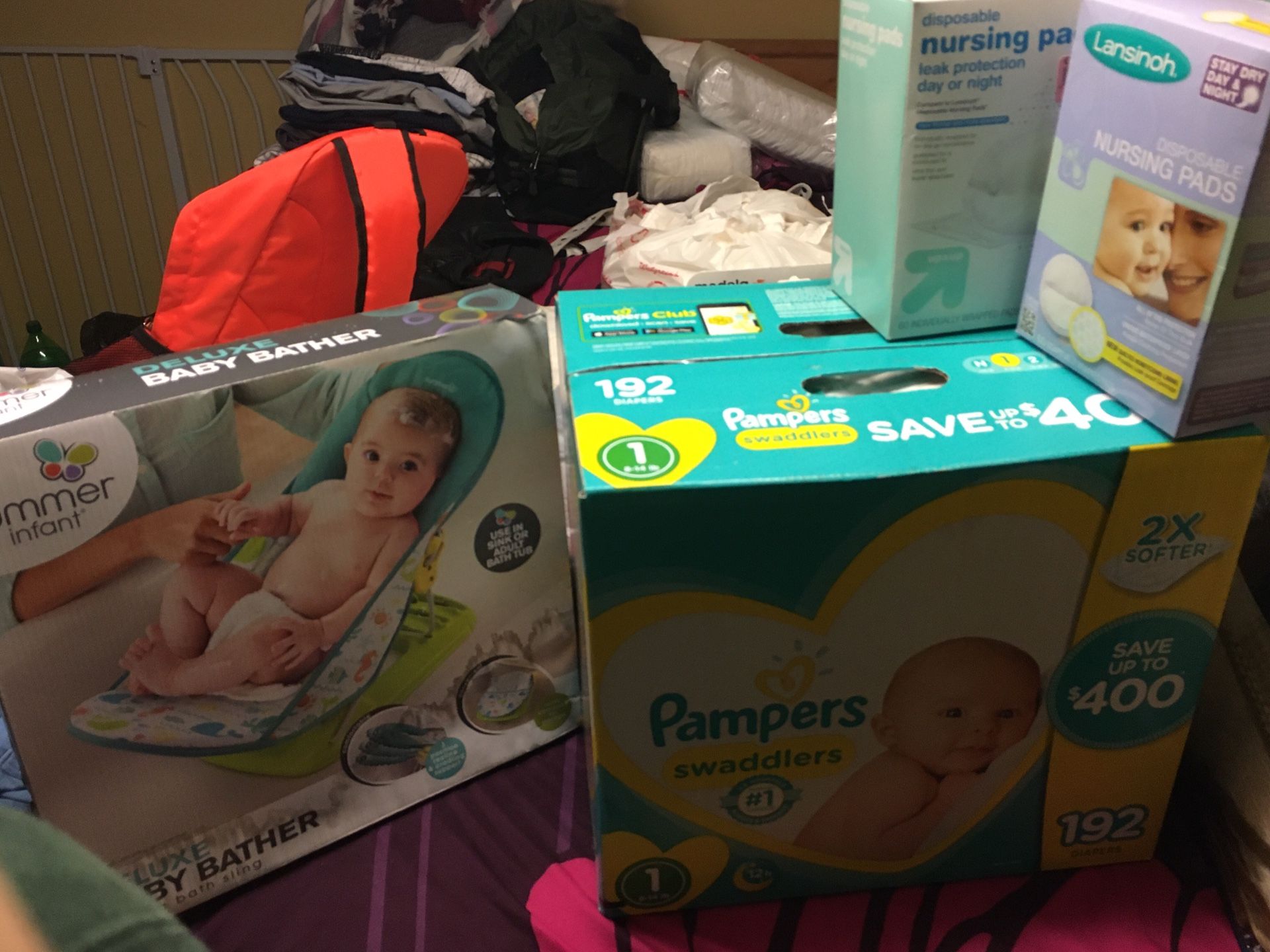 Pampers and other baby essentials