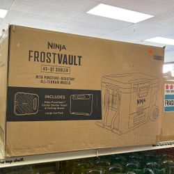 Ninja Frost Volt (45-Quart Cooler) With Puncture Resistant All Terrain Wheels