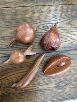 Vintage wood food