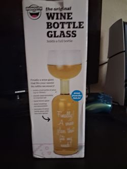 BigMouth Original Wine Bottle Glass