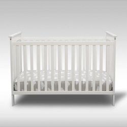 Delta 3 In 1 Crib With Mattress And Fitted Sheets