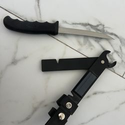 Cutco Fisherman’s Solution Fillet Knife With Pliers & Shears