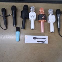 All Microphones Including Bluetooth Are $20 A Piece Or $100 For All Of Them Buy One Get One Free