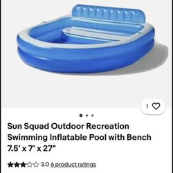 Pool Inflable With Seat New 