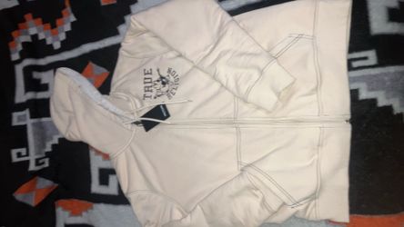 True religion starsherpa zip up hoodie