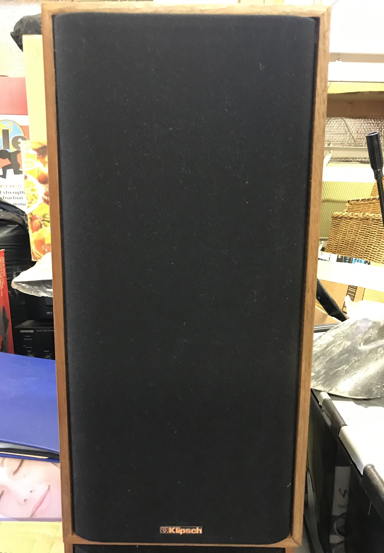 Klipsch KG2.5. Speakers. 19 1/2” tall