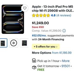 Apple - iPad Pro M5 13 Inch