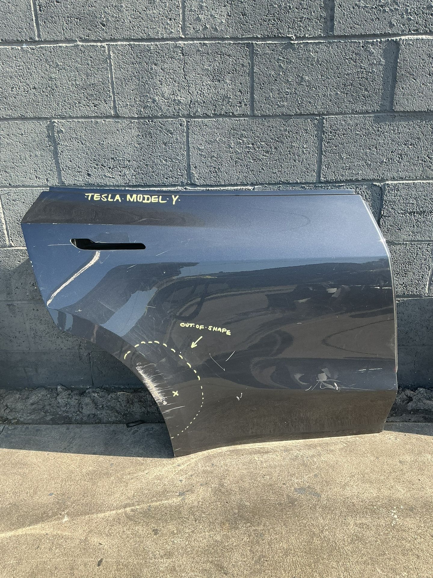 2020 - 2024 TESLA MODEL Y - Rear Passenger Side Door OEM