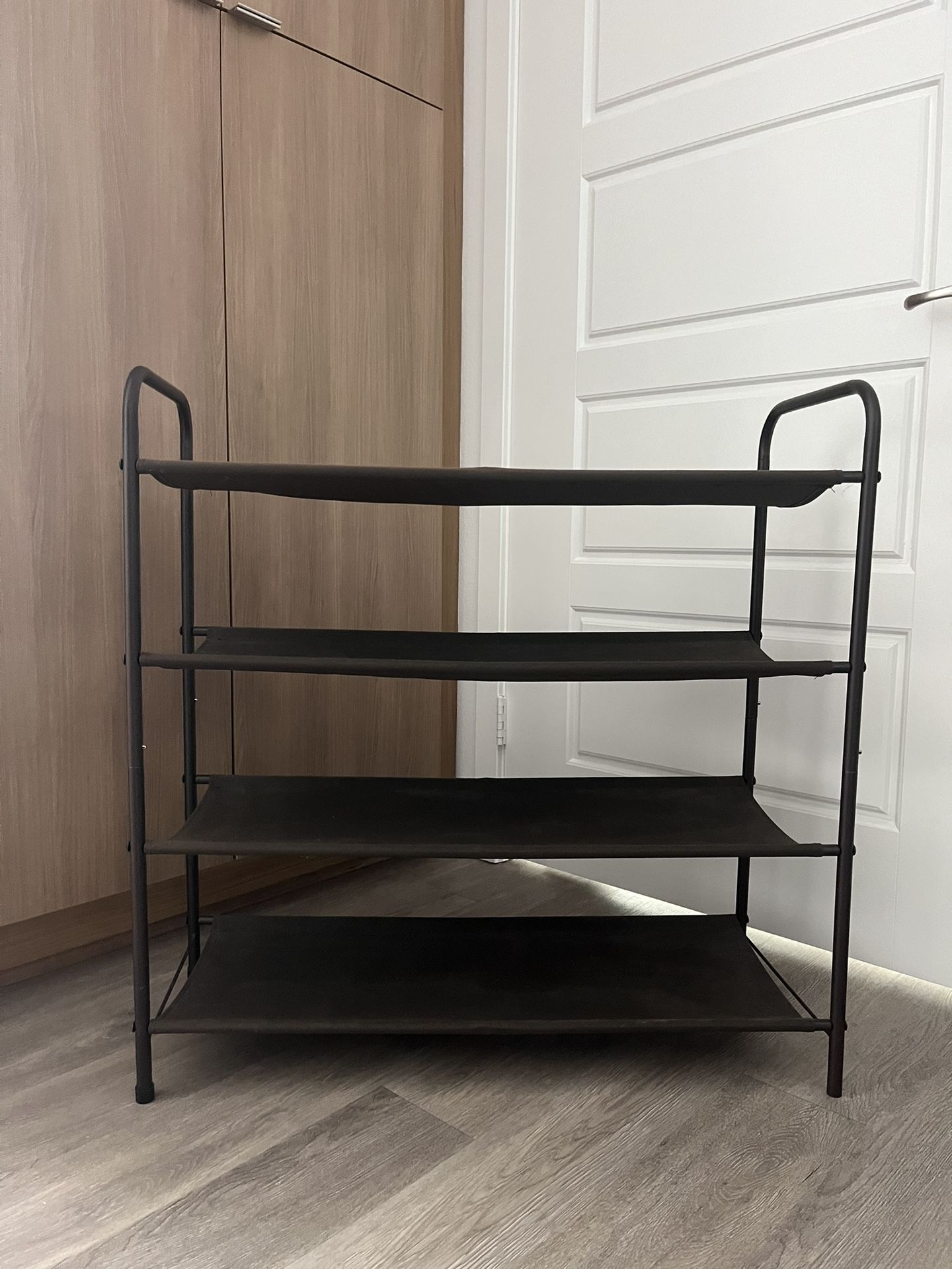 Brown Shoe Rack