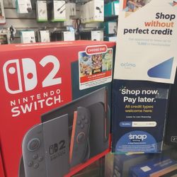 Nintendo Switch 2 With Mario Kart Game  Rand New On Finance Option With $49 Down Today