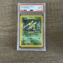 Pokemon PSA 8 Scyther
