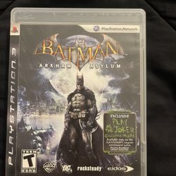 PS3 Batman Arkham Asylum