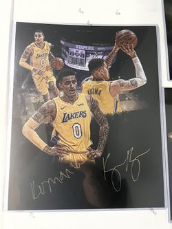 Kyle Kuzma Signed Photo