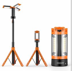 Ogery LED Work Light with Tripod Stand