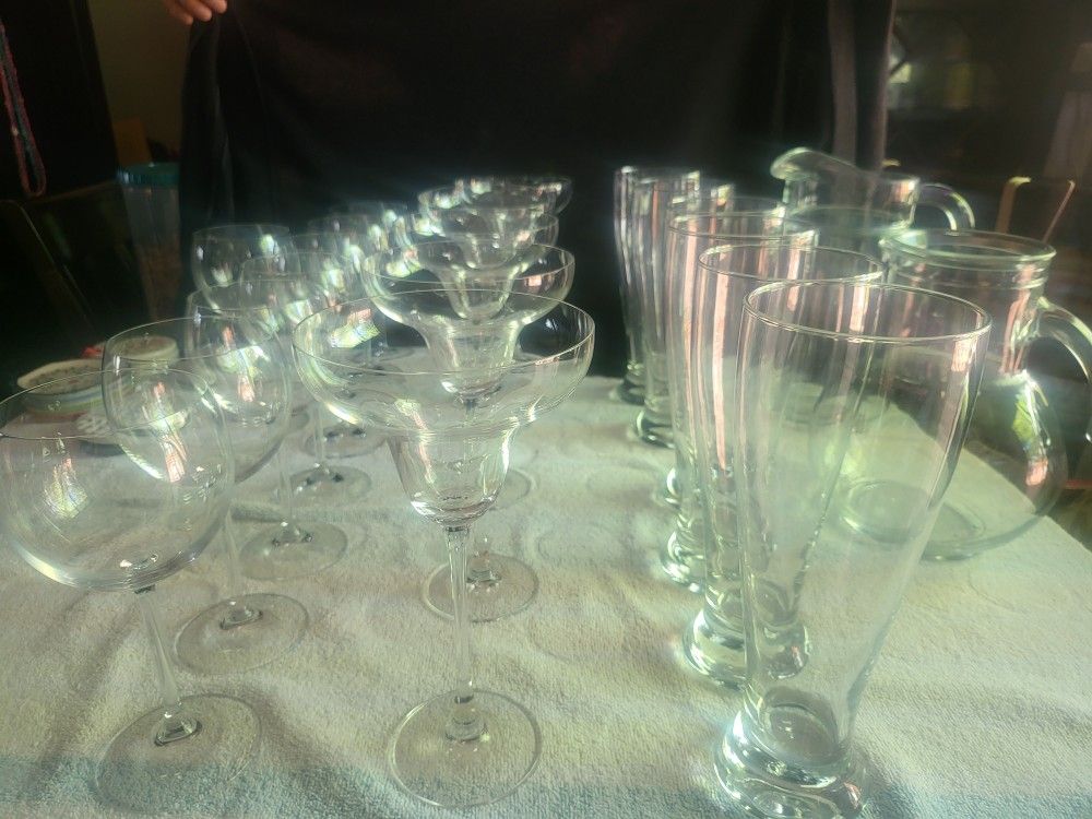 Crate & Barrel Glassware