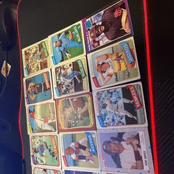 Signed baseball cards
