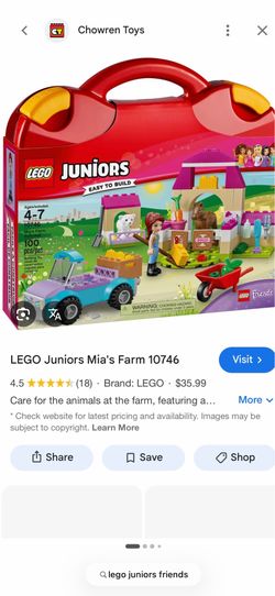 Lego juniors Mia’s farm