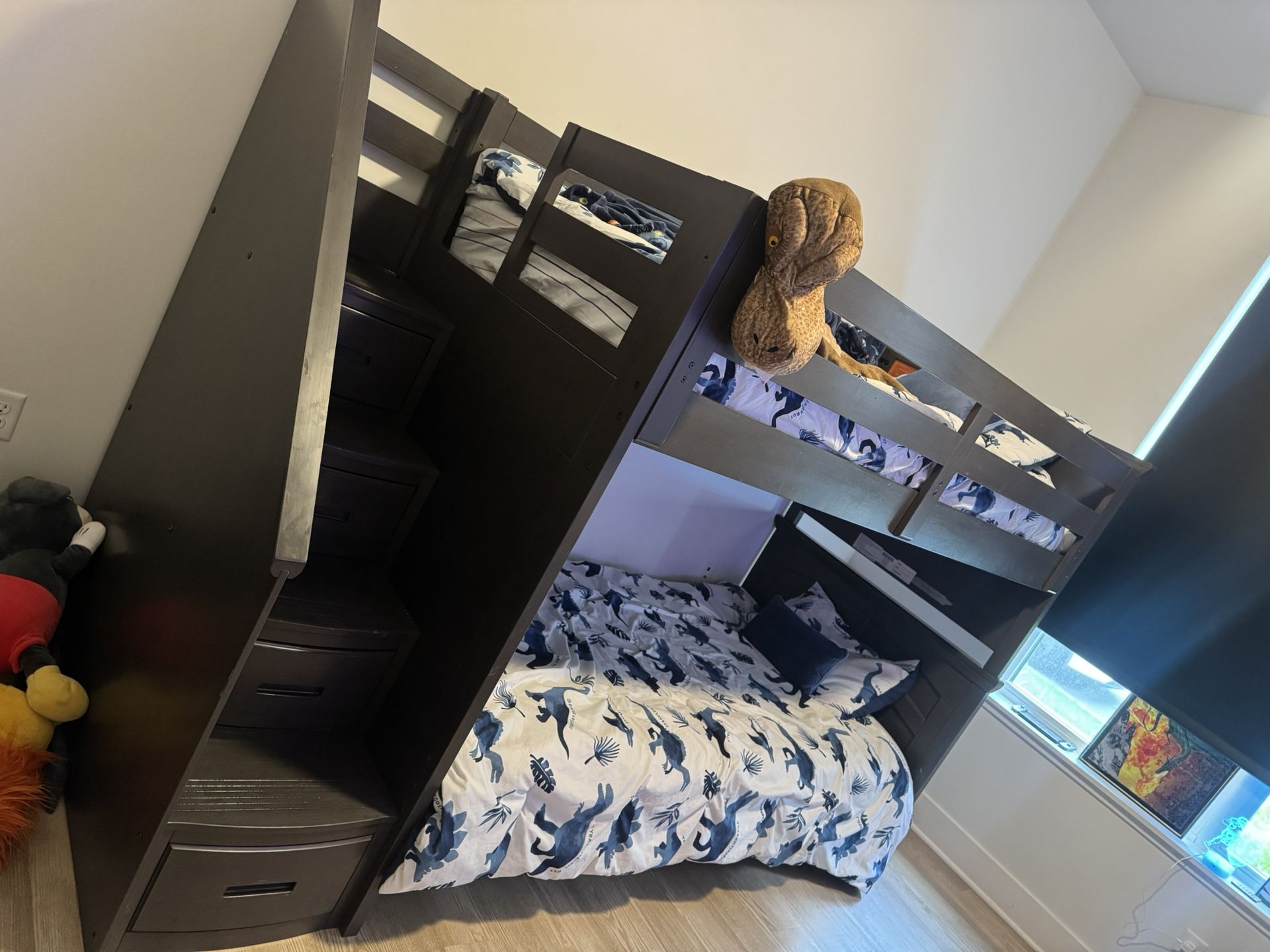 Dark Brown Bunk Bed