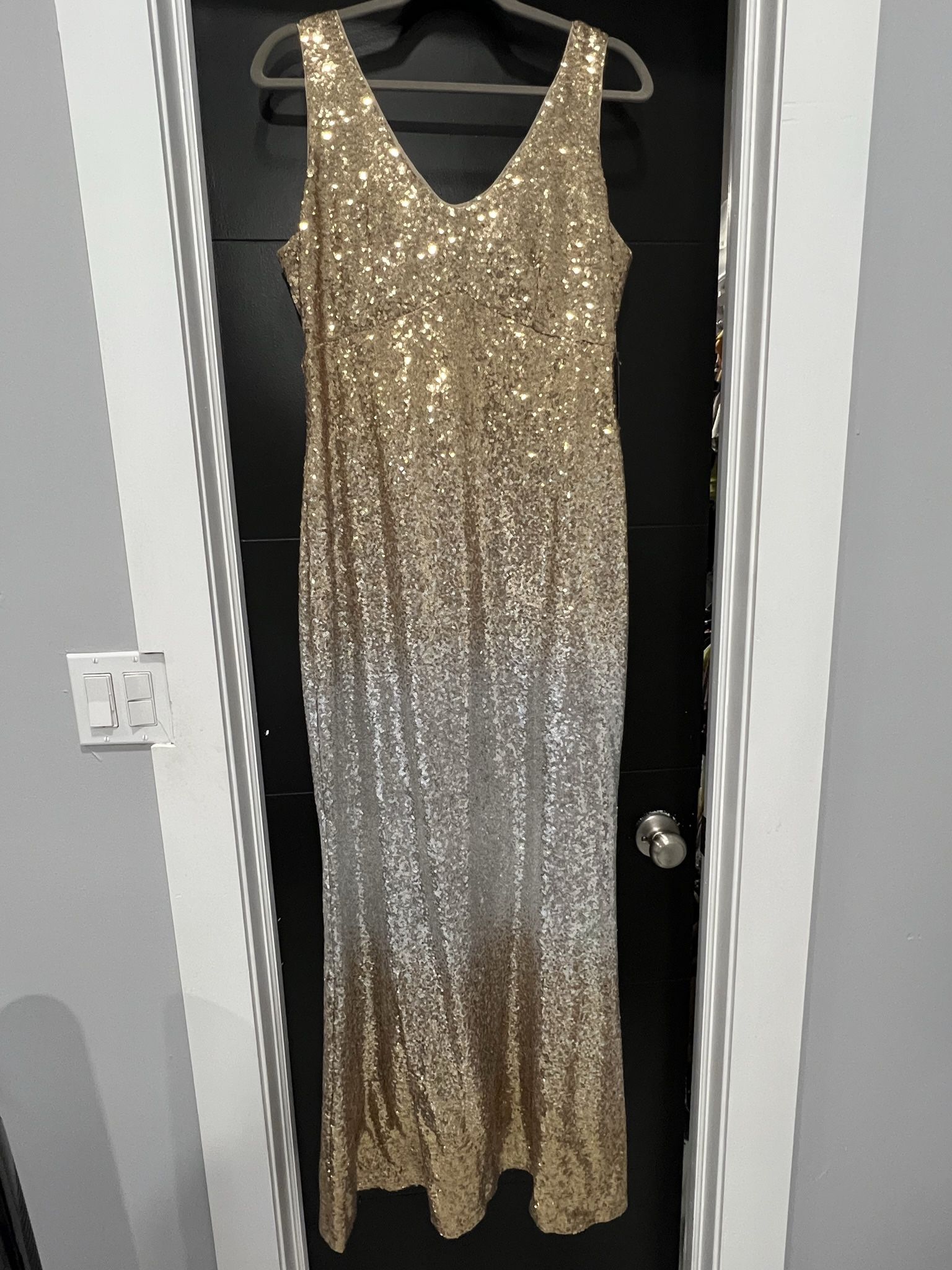 slim fit dress slacks MARINA Tailored Blazer Mini Dress With Gold Embellishment In White