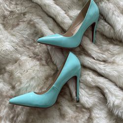 Christian Louboutin So Kate 120 Mint Green Patent Leather Pumps