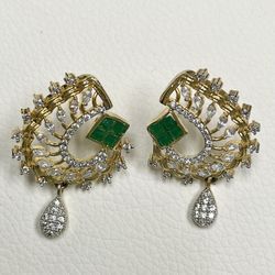 Pakistani Beaded Drop Embellished Earrings