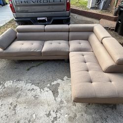 Beige Sofa 