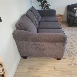 Dark Grey Sofa. 3 Seater 