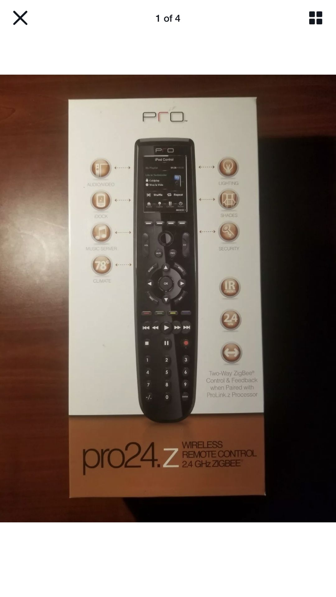 Pro Control Pro24.z Wireless 2.4GHz Zigbee Remote Control & Processor- New