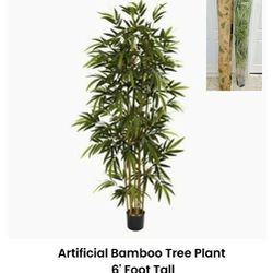 6' Foot Bamboo Tree Artificial Plant 