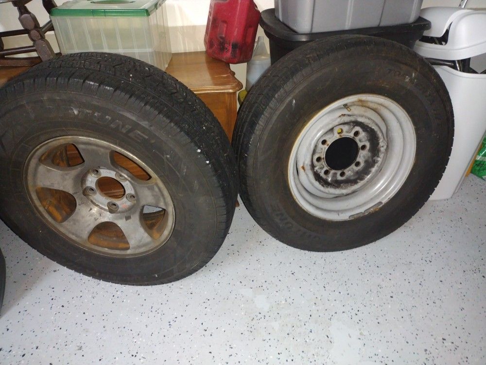 Tires And Rims LT 245/65/16