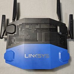 Linksys WRT1900AC 1300 Mbps 4 Port Dual-Band Wi-Fi Router (No AC Adapter)