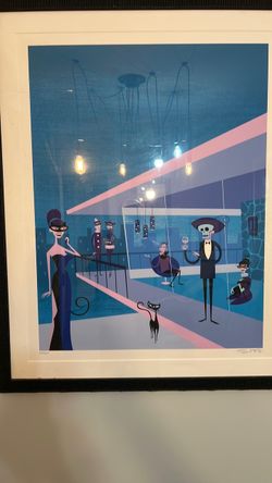 Shag print numbered and signed