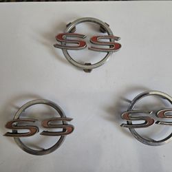 Impala SS Chevy Chevrolet Original Vintage Badges Decals