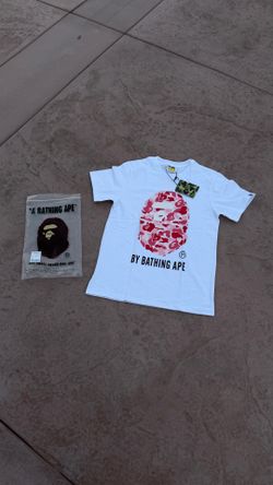 WHITE WITH PINK BAPE HEAD